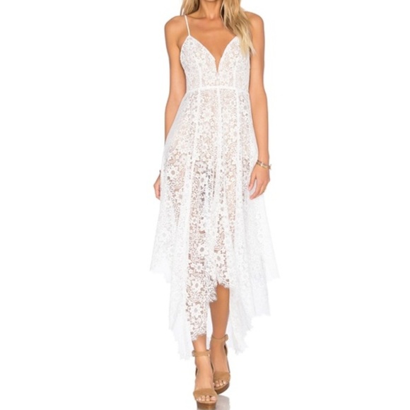 For Love And Lemons Dresses & Skirts - NWOT FOR LOVE & LEMONS ROSEMARY WHITE LACE DRESS